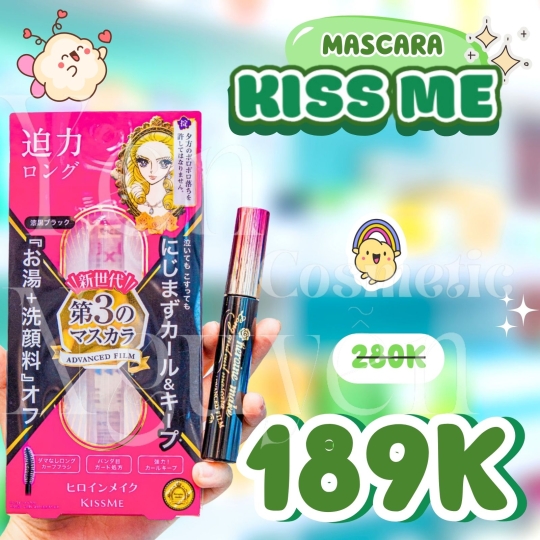 Mascara Kiss Me Dạng Màng Film Heroine #01 ( Màu Đen )