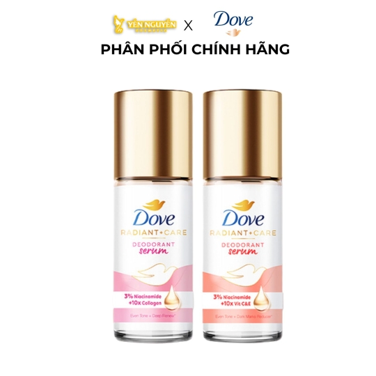 Lăn Ngăn Mùi Tinh Chất Serum Cao Cấp Dove với 3% Niacinamade 45ml