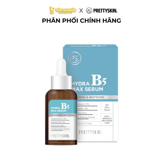 Serum Prettyskin Hydra B5 Max Anti-Wrinkle & Whitening Care 50ml