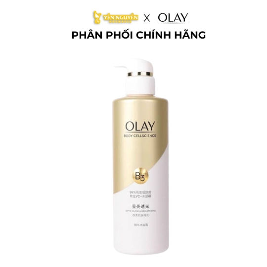 Sữa Tắm Olay Cellscience B3+ Optic Glow & Brightening 500ml