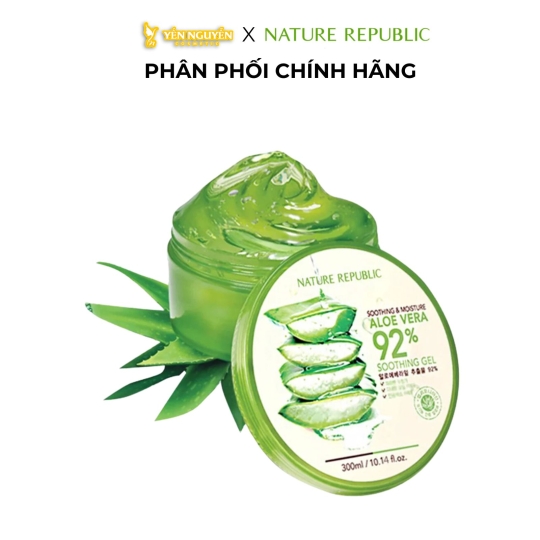 Gel Nha Đam Dưỡng Da Soothing & Moisture Aloe Vera 92% Soothing Gel 300ml