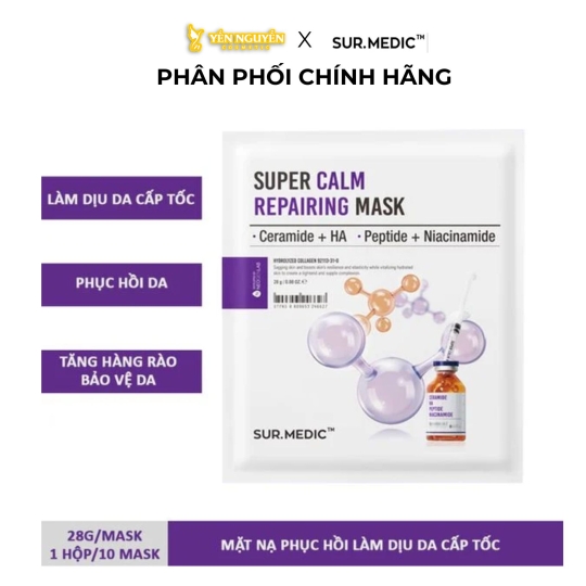 Mặt Nạ Sur.Medic Phục Hồi, Làm Dịu Da Cấp Tốc Super Calm Repairing