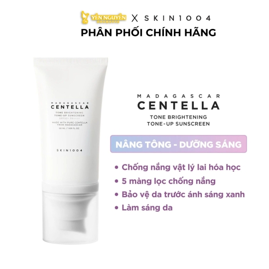 Kem Chống Nắng Skin1004 Madagascar Centella Tone Brightening Tone-up Suncreen SPF50+ PA++++ 50ml