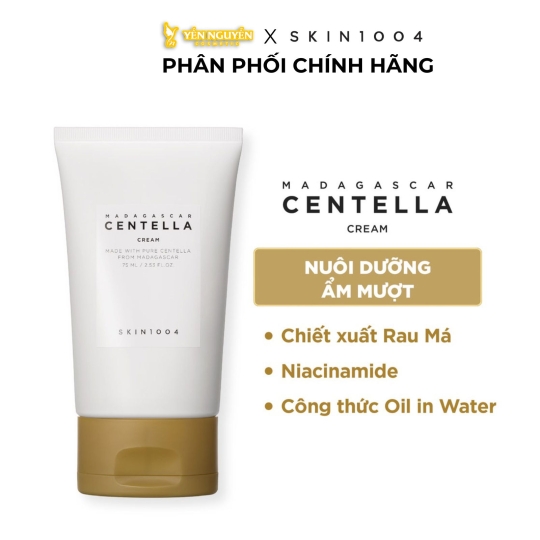 Kem Dưỡng Cho Da Nhạy Cảm SKIN1004 Madagascar Centella Cream 75g