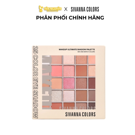 Bảng Phấn Mắt 25 Ô Sivanna Colors MạkeUp Ultimate Shadow Palete HF5109