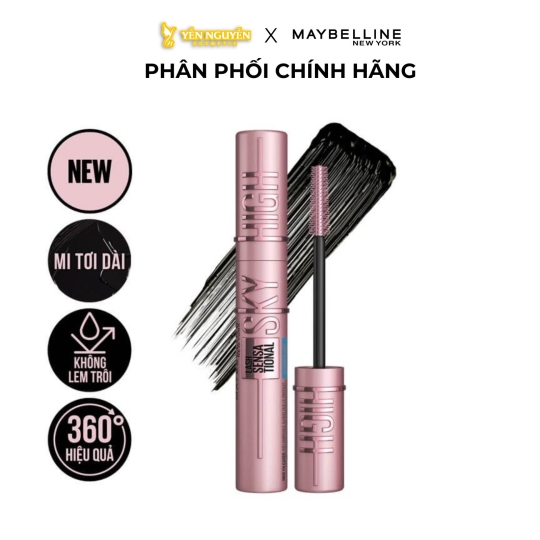 Chuốt Mi Maybelline Mascara Lash Sensational Sky High Waterproof 