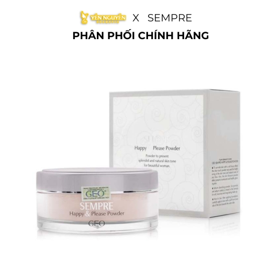 Phấn Phủ Bột Geo Sempre - Happy & Please Powder