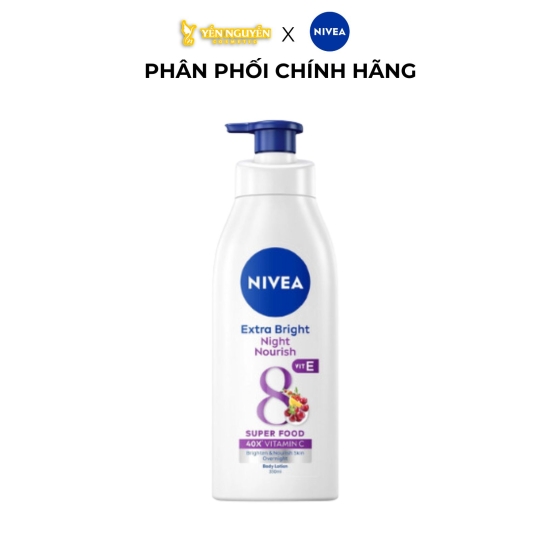 Dưỡng Thể Trắng Da Ban Đêm Nivea Extra White 400ml