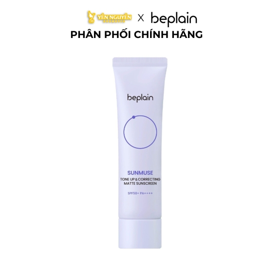 Kem Chống Nắng Beplain Sunmuse Tone Up & Correcting Matte Sunscreen SPF50+ 50ml