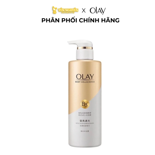 Sữa Tắm Olay Cellscience B3+ Optic Glow & Brightening 500ml