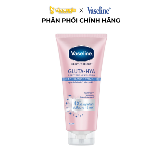  Sữa Dưỡng Thể Vaseline Gluta-Hya Niacinamide Tone-up 300ml 