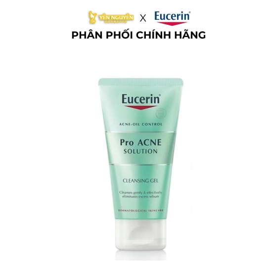 Gel Rửa Mặt Giảm Mụn Eucerin Pro Acne 75ml