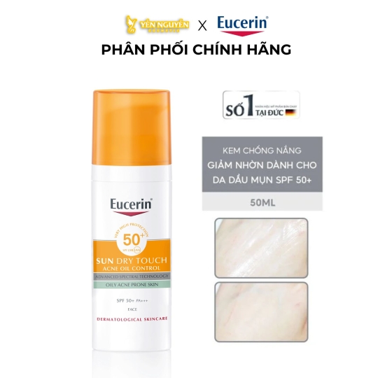 Kem Chống Nắng Kiềm Dầu & Ngừa Mụn Eucerin Oil Control 