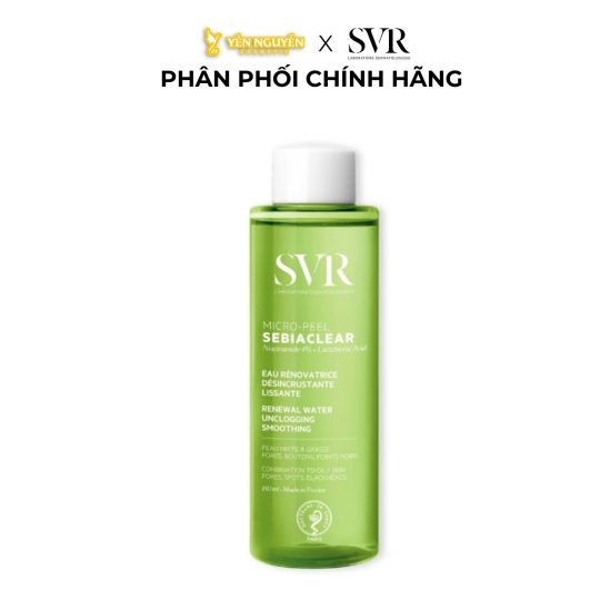 Nước Hoa Hồng Làm Giảm Mụn SVR Sebiaclear Micro Peel 150ml