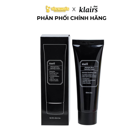 Kem Dưỡng Ẩm Klairs Midnight Blue Calming Cream 60ml