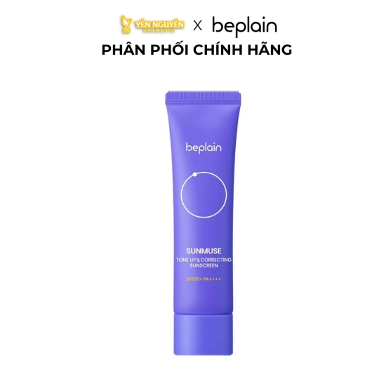 Kem Chống Nắng Cà Rốt Tím, Nâng Tone Da Beplain Sunmuse Tone Up & Correcting Sunscreen SPF50+ PA++++ 50ml