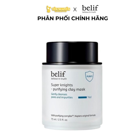 Mặt Nạ Đất Sét Belif Super Knights Purifying 75ml