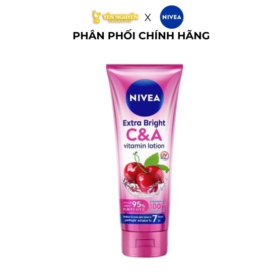 Dưỡng Thể Nivea Extra Bright C&A Vitamin A 100x + Vitamin C 180ml