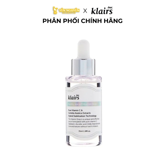 Tinh Chất Vitamin C Dưỡng Trắng Da Klairs Freshly Juiced Vitamin Drop 35ml