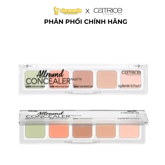 Bảng Triệt Sắc Che Khuyết Điểm Đa Năng 5 Ô CATRICE AllRound Concealer Palette