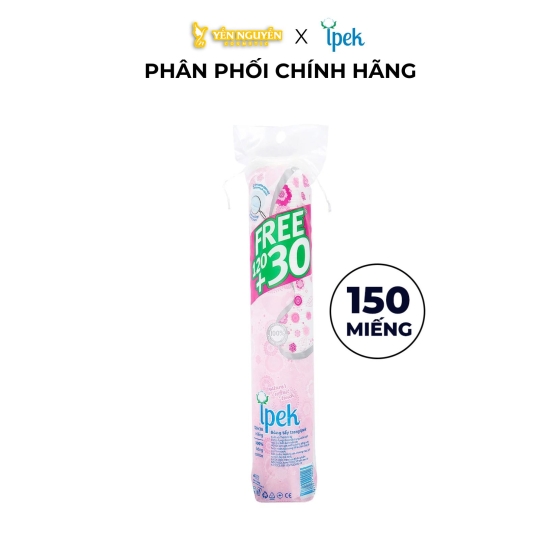 Bông Tẩy Trang Ipek Siêu Mềm Mịn 150 Miếng