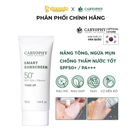 Kem Chống Nắng Caryophy Smart Sunscreen Tone Up SPF50+/PA+++ 50ml