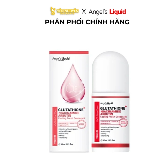 Lăn Nách Angel’s Liquid Glutathione Niacinamide Arbutin 60ml