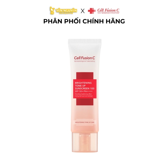 Kem Chống Nắng Cell Fusion C Bật Tone Da Brightening Tone Up Suncreen 100 SPF50+/PA++++ 50ml