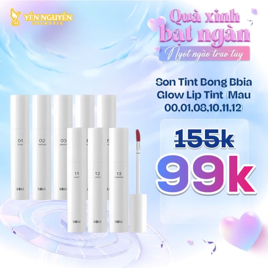 Son Tint Bóng Bbia Glow Lip Tint