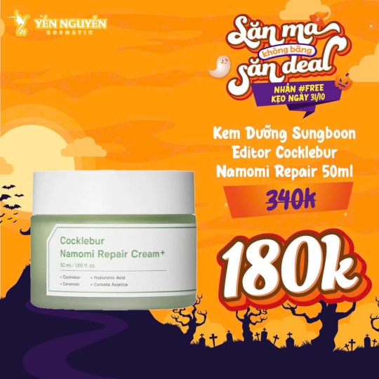 Kem Dưỡng Sungboon Editor Cocklebur Namomi Repair 50ml