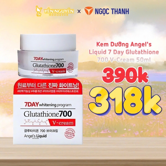 Kem Dưỡng Trắng Angel’s Liquid 7day Whitening Program 50ml